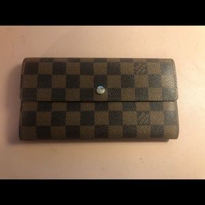 Louis Vuitton LV Damier Brown Long Wallet